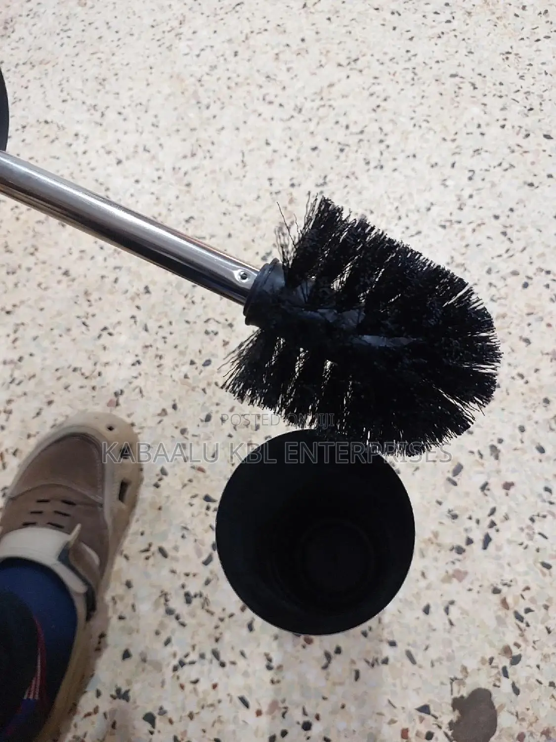 Executive Stainless Steel Toilet Brush