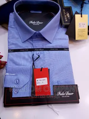 Men Classic Blue Shirts
