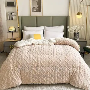 5x6 4pcs Woolen Fleece Blanket With Bedsheet 2 Pillowcases