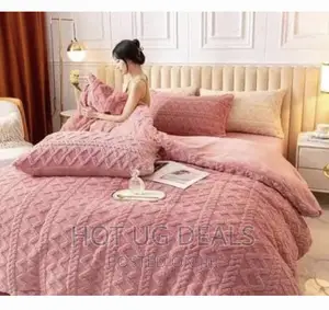 6x6 6pcs Woolen Fleece Blanket With Bedsheet 2 Pillowcases