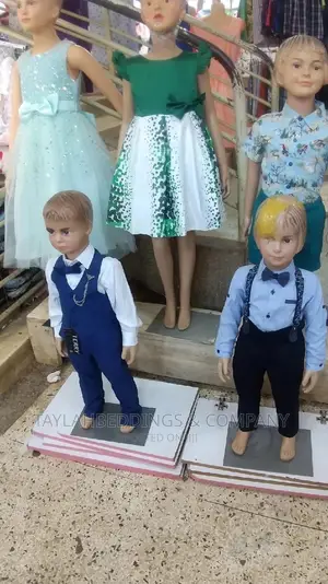 Dark Blue and Sky Blue Kids Suit