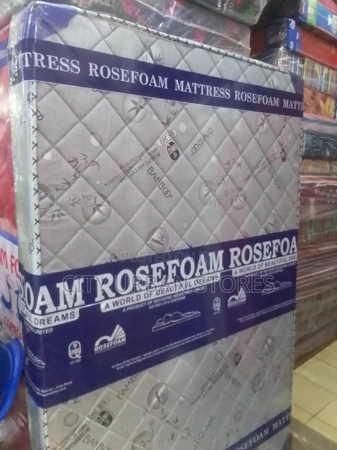 Rose Foam Deluxe Quilted Mattress