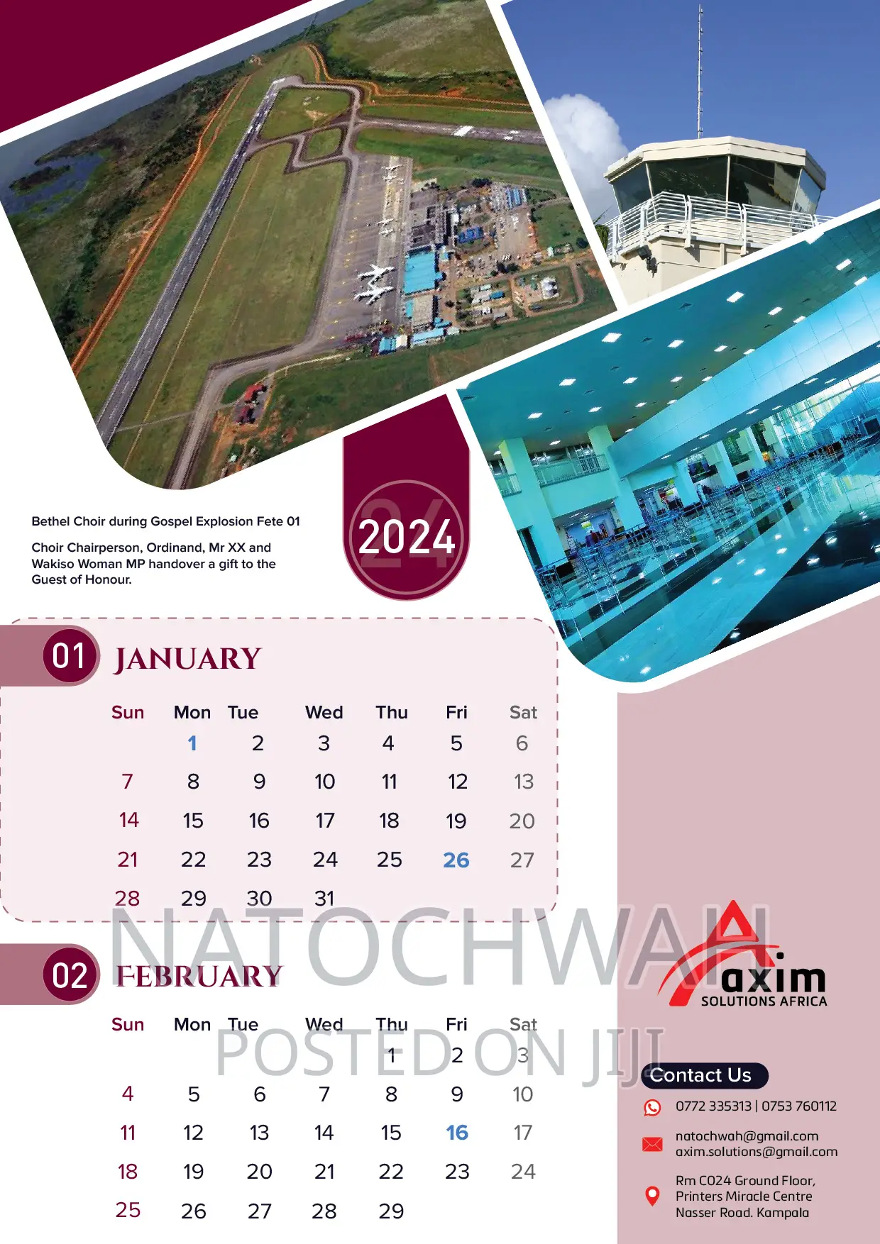 Calendars for 2025
