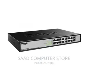 D-Link DES-1016C 16-Port 10/100 MBPS Unmanaged Switch