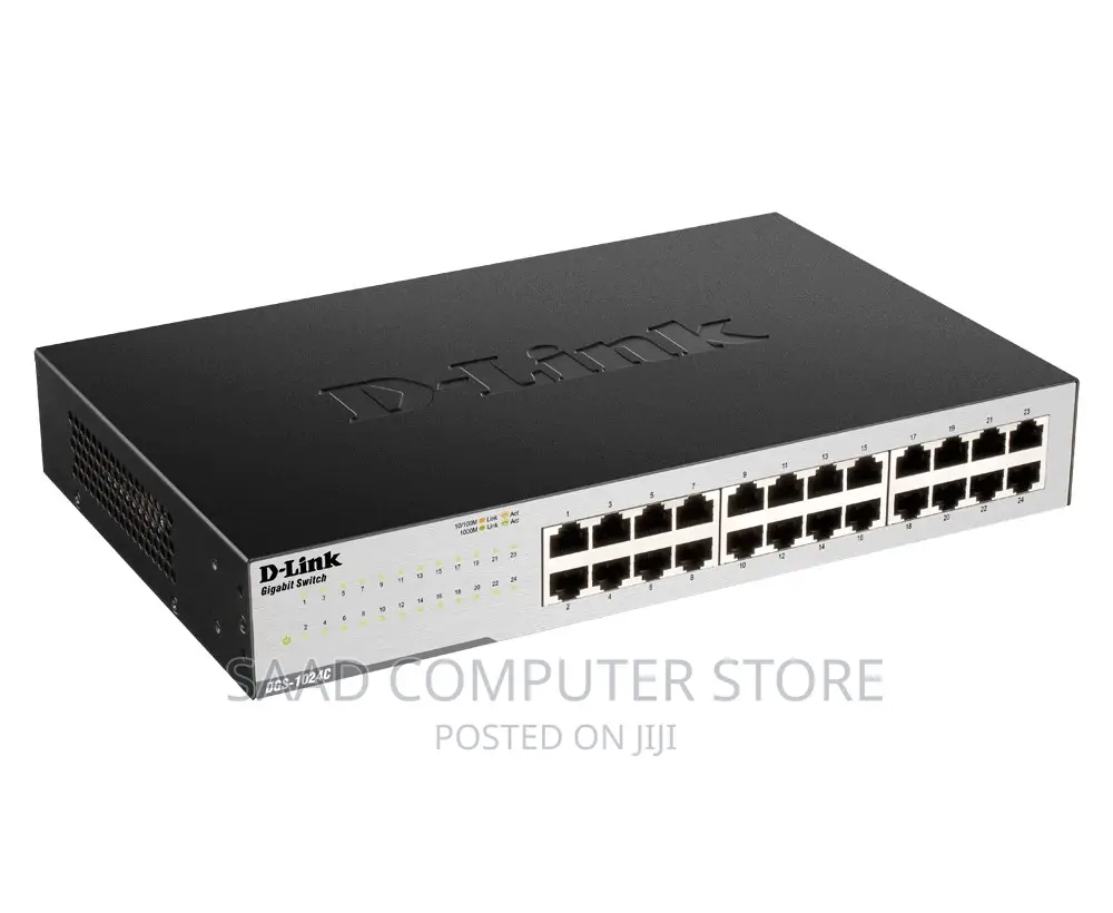 D-Link 24-Port Fast Ethernet Unmanaged Desktop Switch