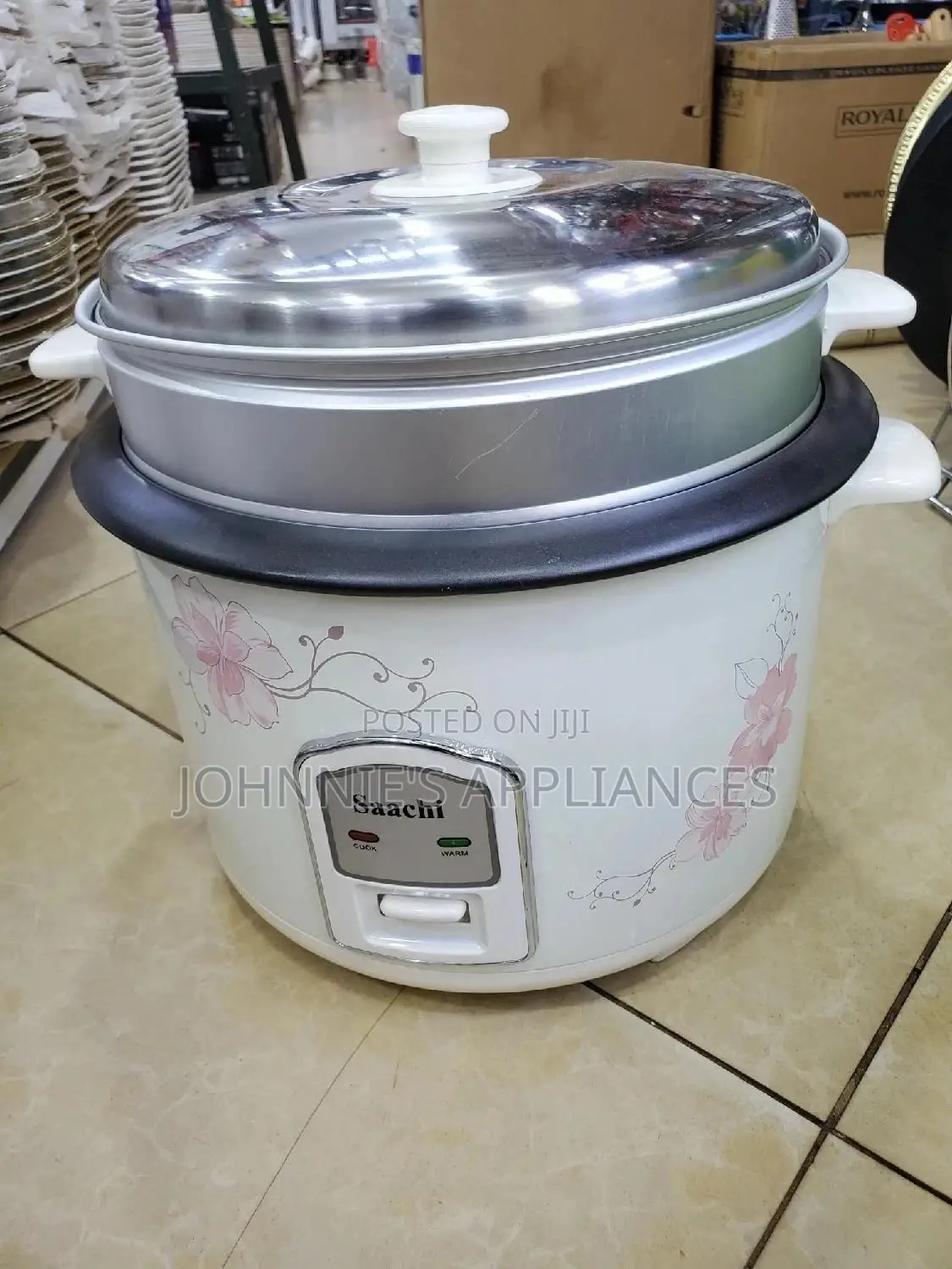Saarch Rice Cooker With Steamer 2.8L