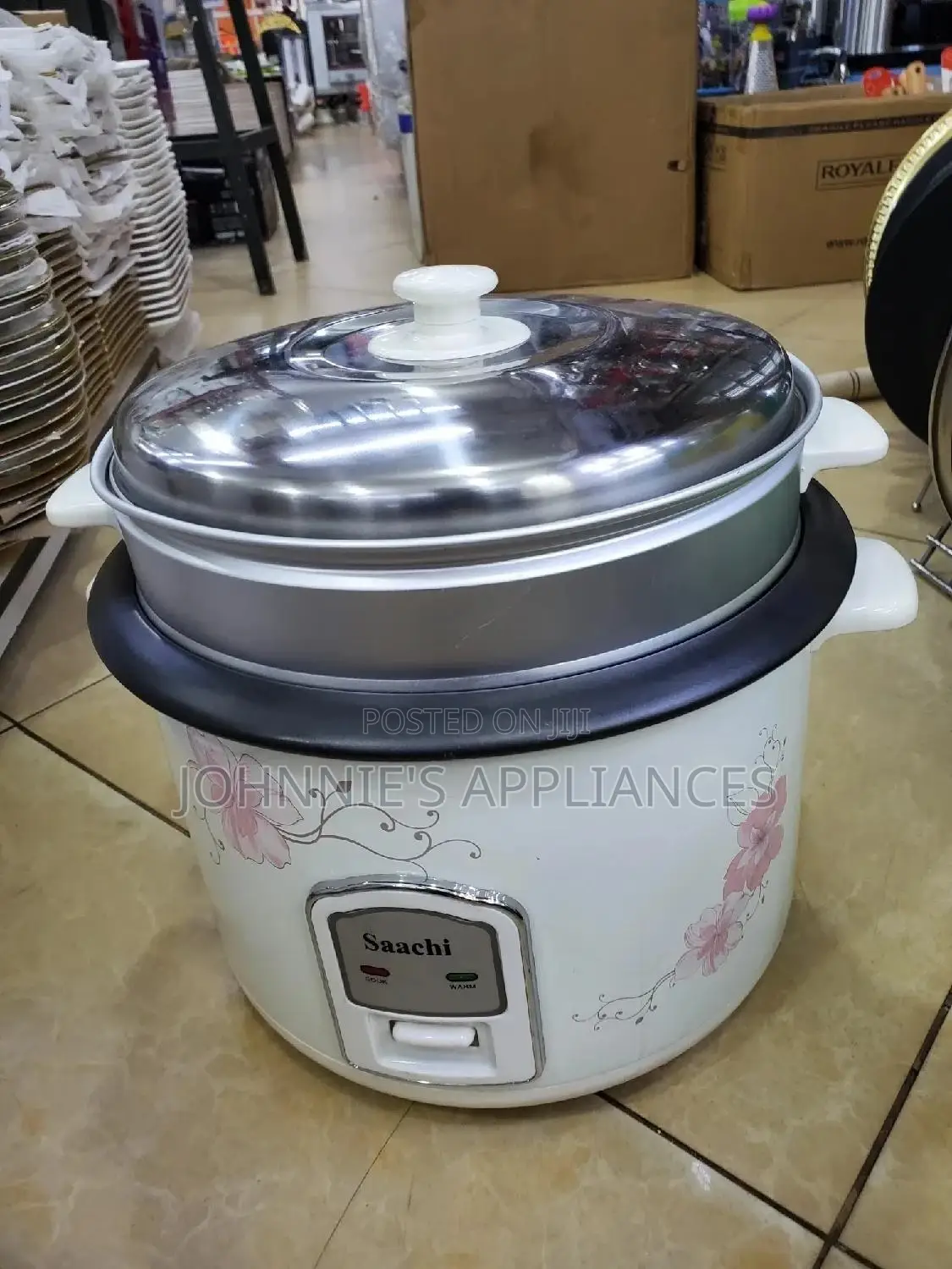 Saarch Rice Cooker With Steamer 2.8L