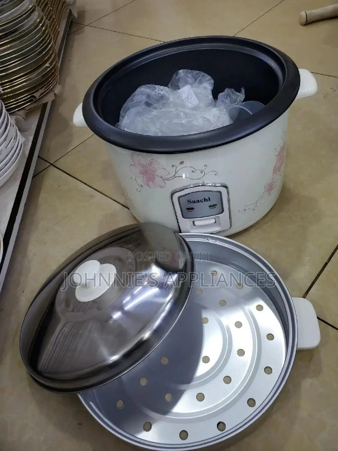 Saarch Rice Cooker With Steamer 2.8L