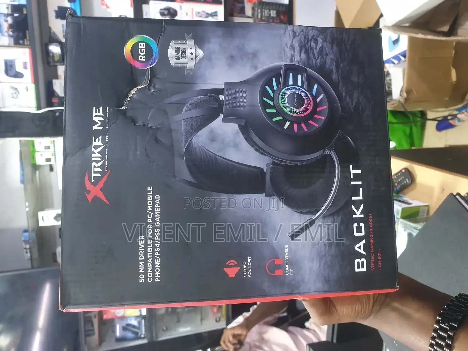 Gaming Headphone Xtrike Me Backlit