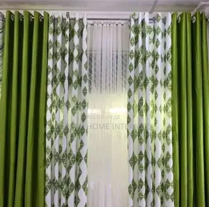 Mix en Match of Green Curtain Fabrics(Each Complete Meter