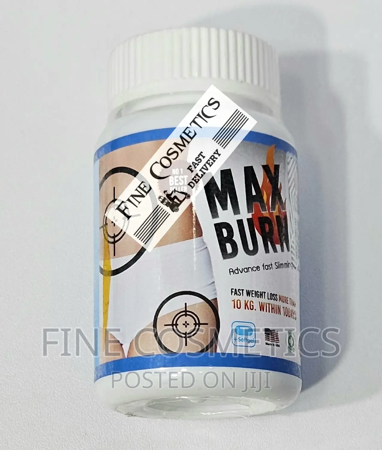 MAX BURN Fast Weight Loss Slimming Fat Burner 30capsules