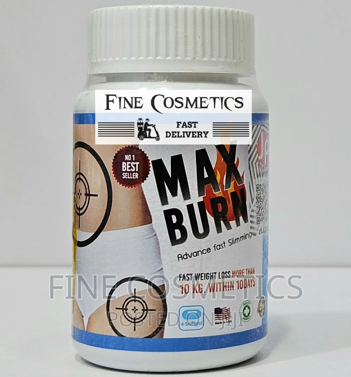 MAX BURN Fast Weight Loss Slimming Fat Burner 30capsules