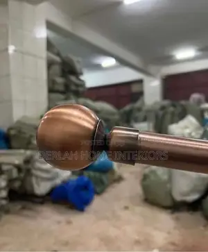 Mettalic Curtain Rods and Endcaps