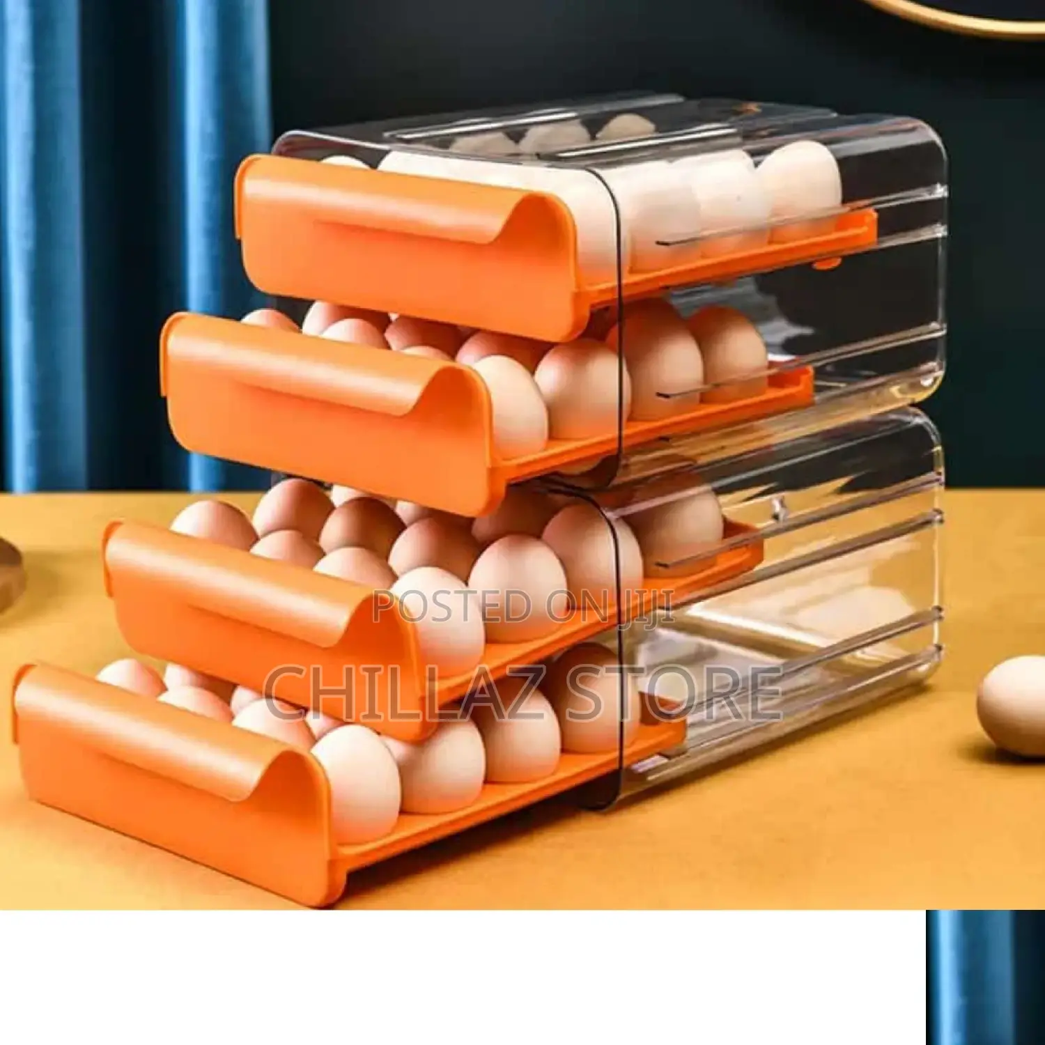 4 Layers Plastic Egg Storage Box.