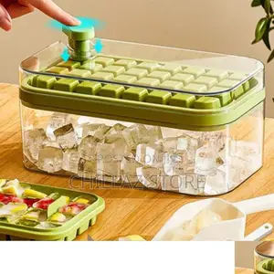 Ice Cube Tray With Container.