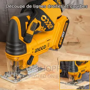 INGCO Lithium Ion Jigsaw Saw, Cordless , Wood Cut