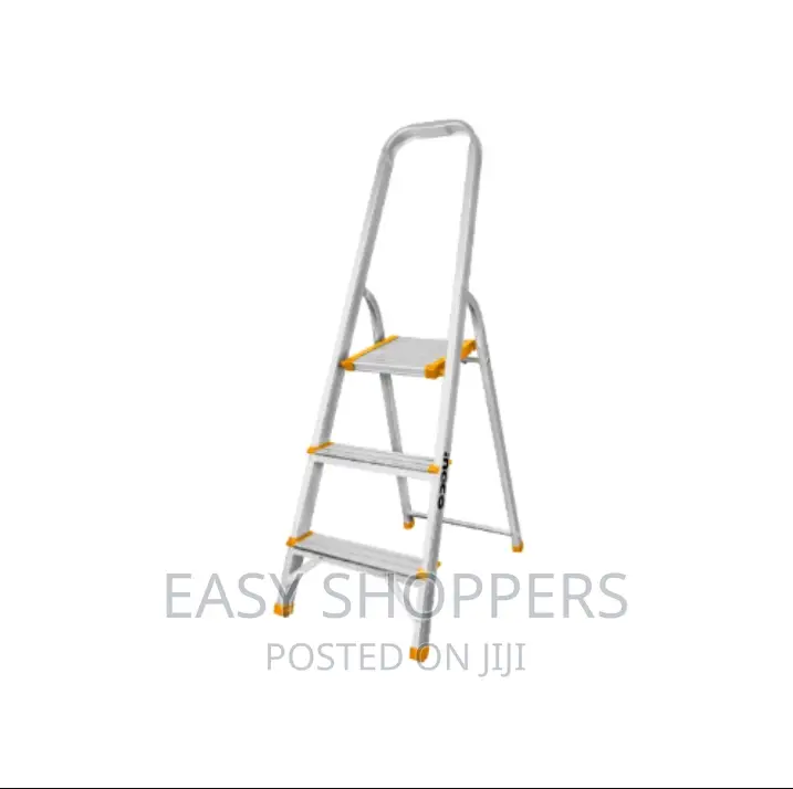 Ingco Aluminum Household Ladder 3 Steps