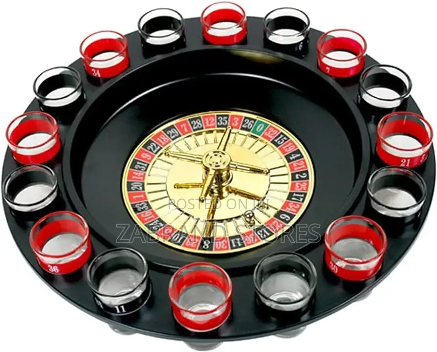 Short Glass Roulette, Drinking Game Set