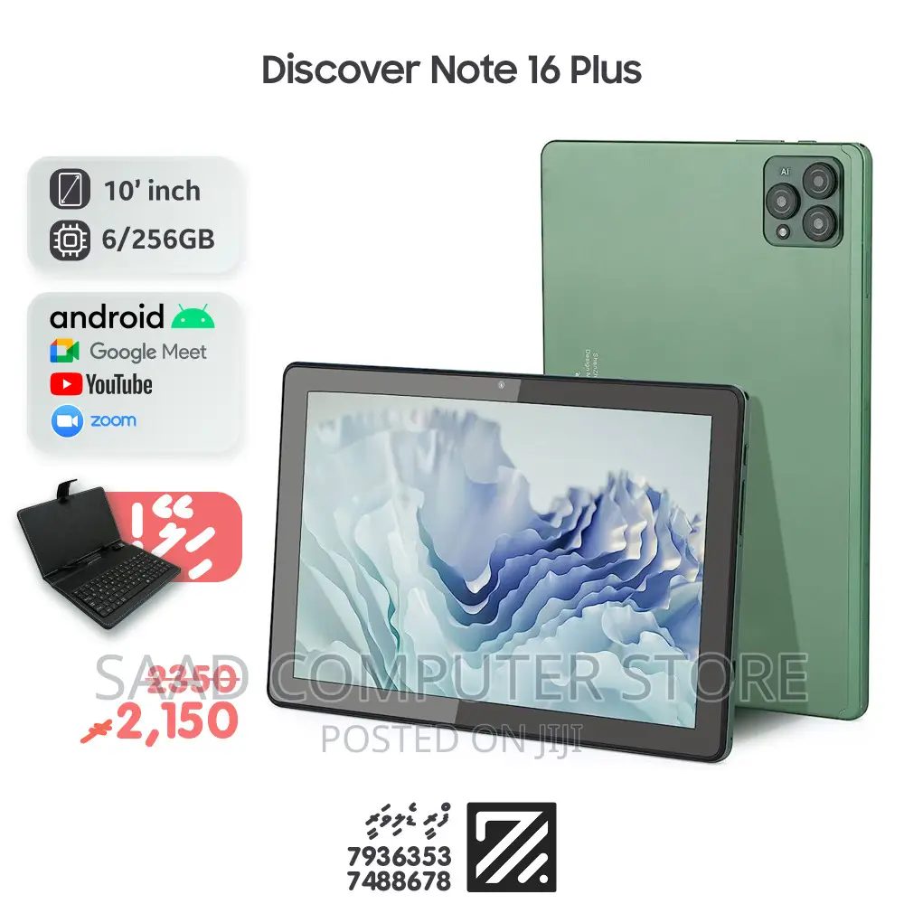 New Discover Note 16 Plus 256 GB Silver