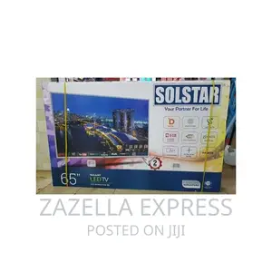 Solstar 65" Smart UHD Digital Android TV- Black