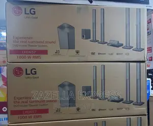 Lg Lhd657 1000w 5.1ch DVD Home Theatre System, 4 Tall Boy.