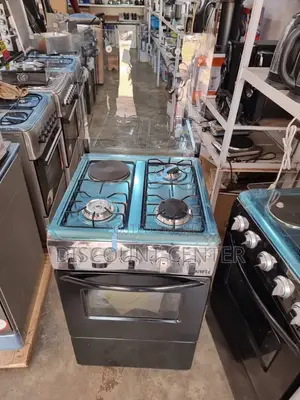 Blue Flame Gas Cooker Plus One Electric Hot Plate and Oven