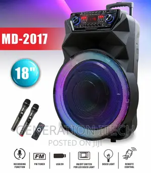 Rechargeable Wireless Speaker - With Mic and USB- Cortina