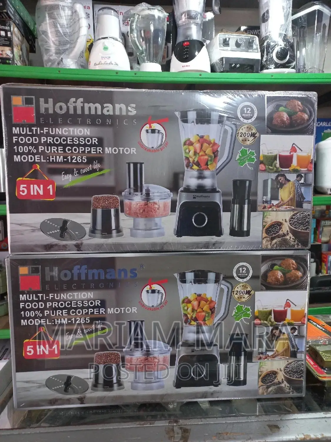 Food Processor/Hoffman Blender 5in1