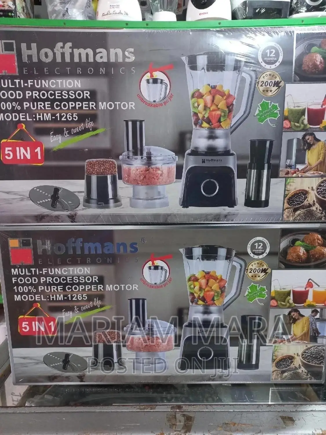 Food Processor/Hoffman Blender 5in1