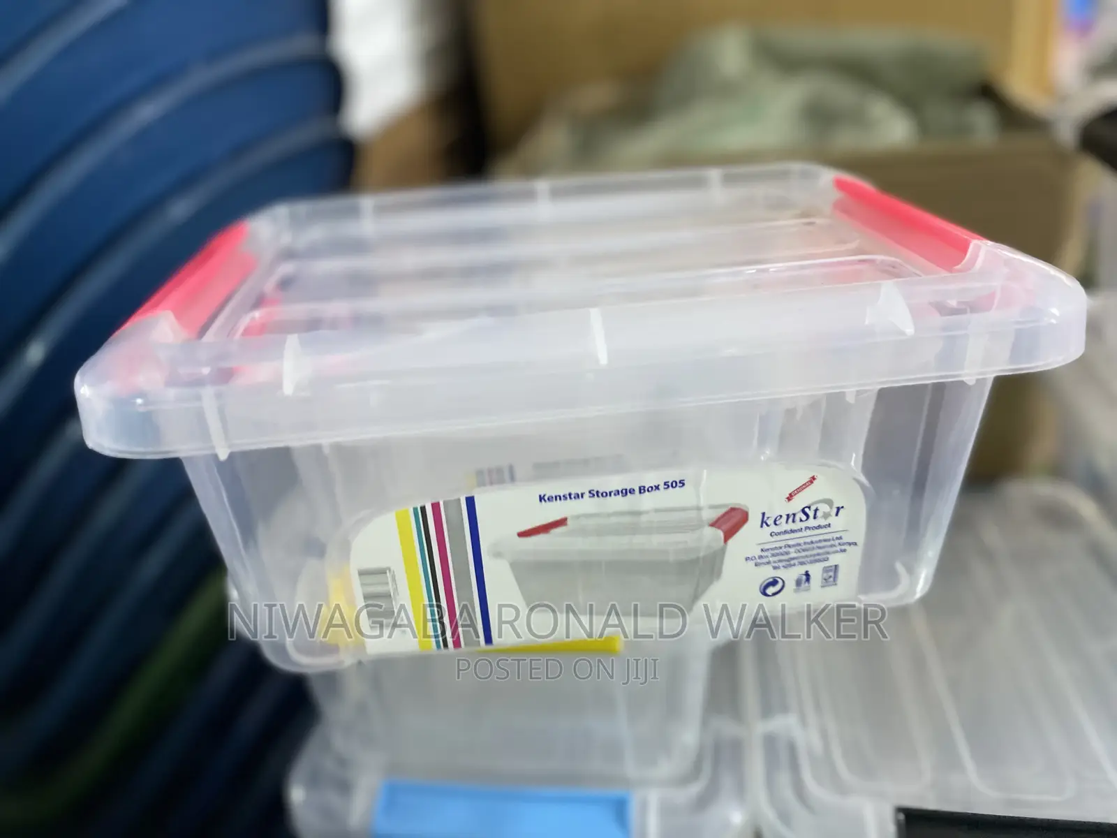 3pc Set Hard Plastic Storage Containers