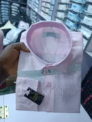 Children's/ Boy's Pink Cotton Shirts