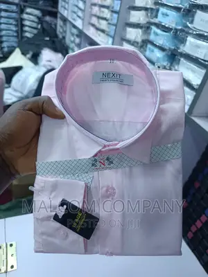 Children's/ Boy's Pink Cotton Shirts