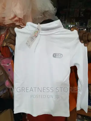 Long Sleeved White Kids Shirts