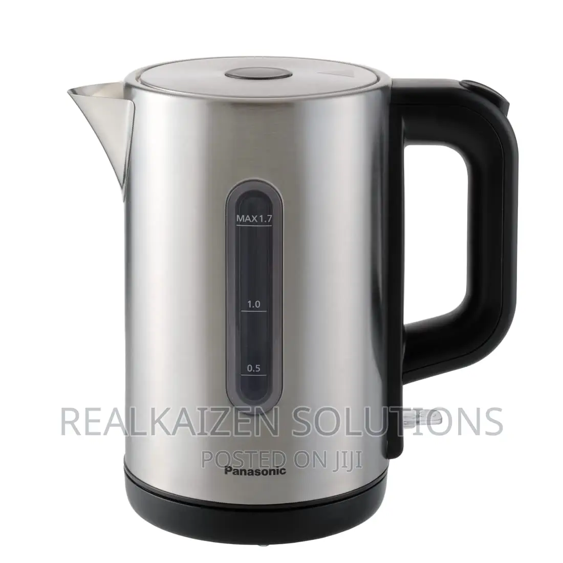 PANASONIC 1.7L Silver Cylindrical Body Electric Kettle 2200W
