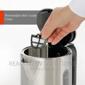 PANASONIC 1.7L Silver Cylindrical Body Electric Kettle 2200W