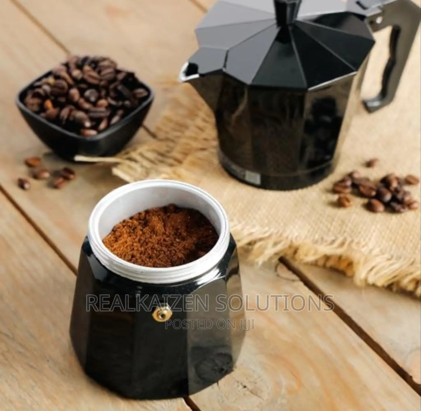 ROYALFORD 300ml Aluminium Espresso Coffee Maker 6-Cups