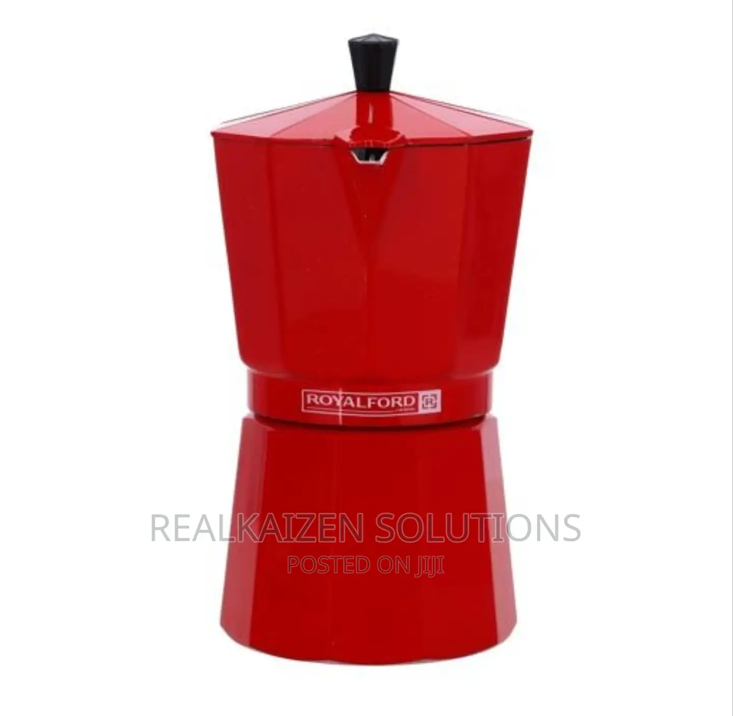 ROYALFORD 300ml Aluminium Espresso Coffee Maker 6-Cups