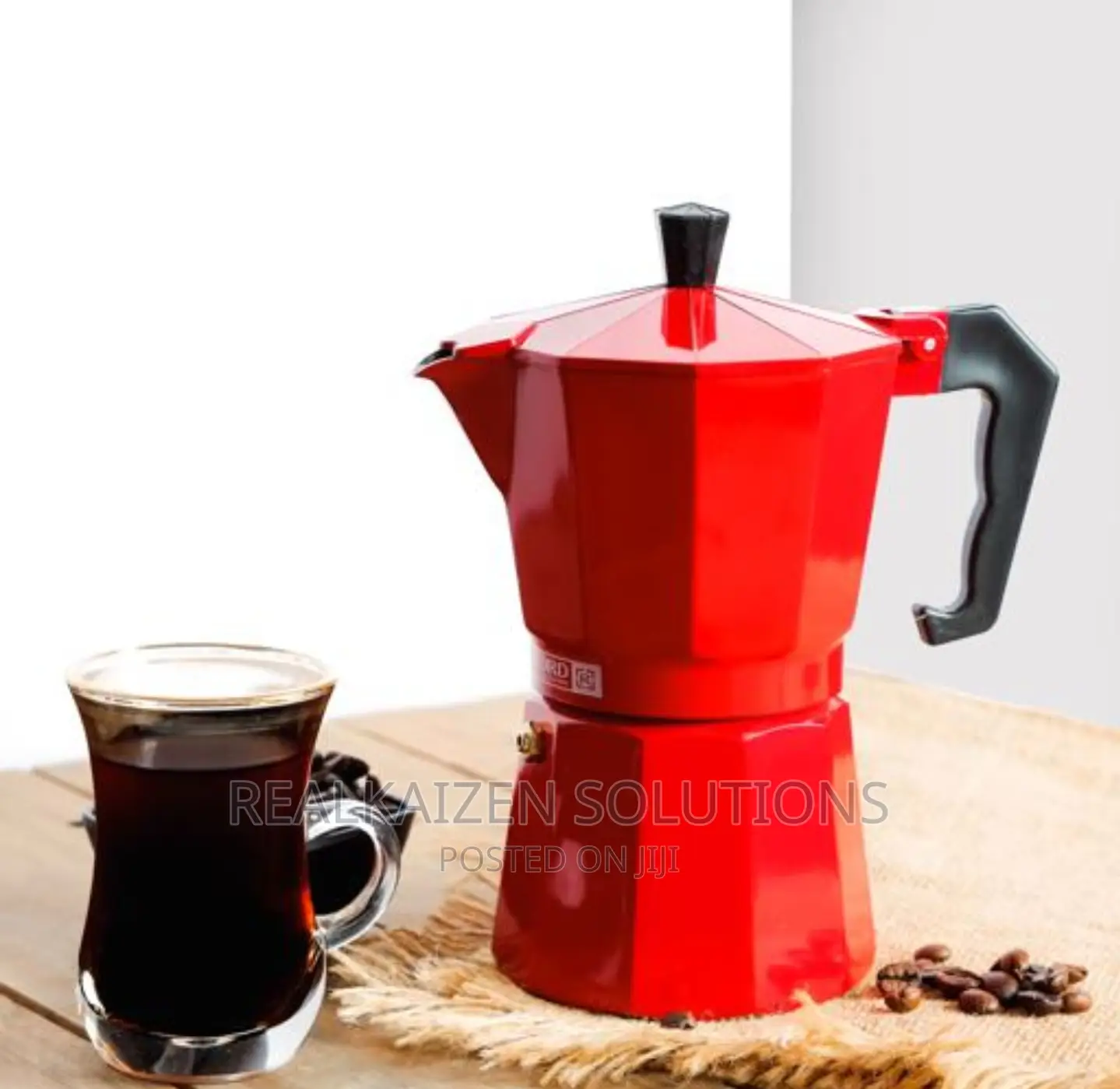 ROYALFORD 300ml Aluminium Espresso Coffee Maker 6-Cups