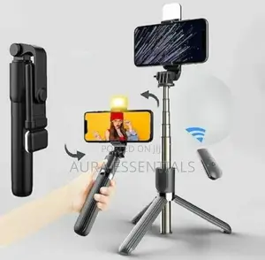 Selfie Stick With LED Light And Remote Wireless