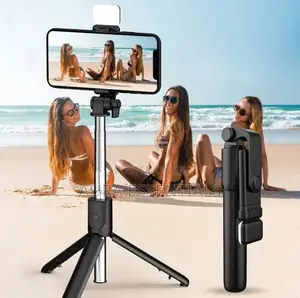 Selfie Stick With LED Light And Remote Wireless