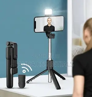 Bluetooth Selfie Stick and Tripod Stand With Wireless Remote