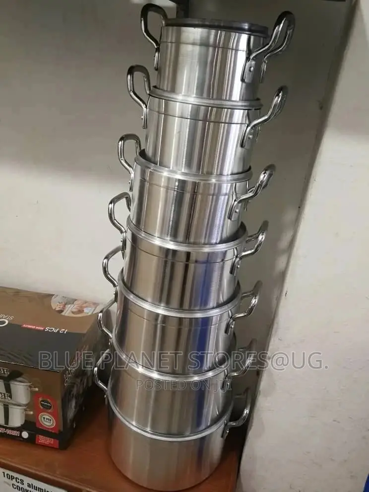 7pieces Cooking and Serving Dishes \\ Aluminium 