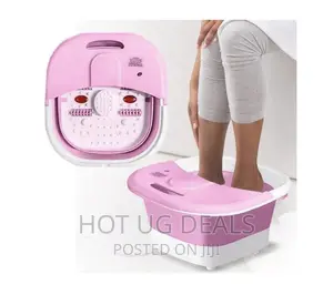 Folding Foot Bath Tub Massage Spa Massager- Multicolor