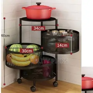 Rotating Vegetable Rack Organizer