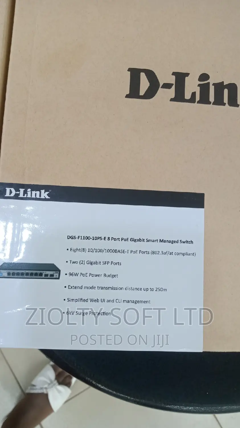 D-Link 8port Gigabit /Poe /Smart Managed Switch