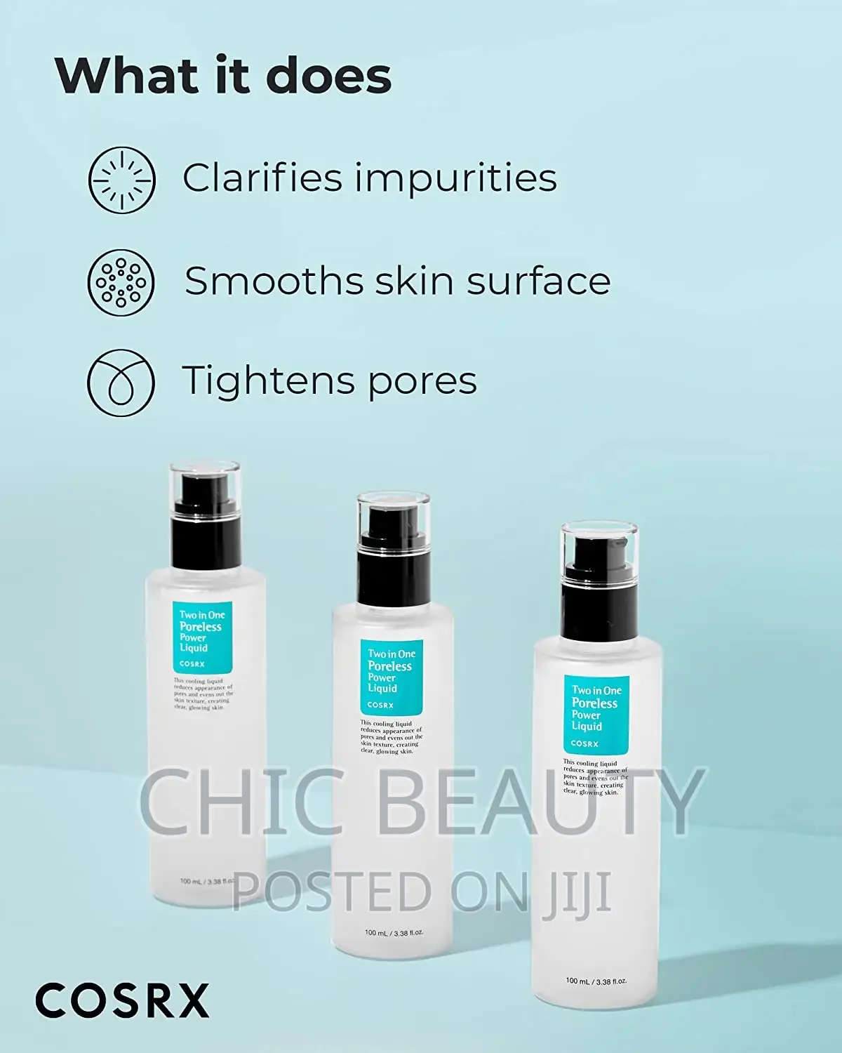 Cosrx Two in One Poreless Power Liquid. Pore Care, 100ml