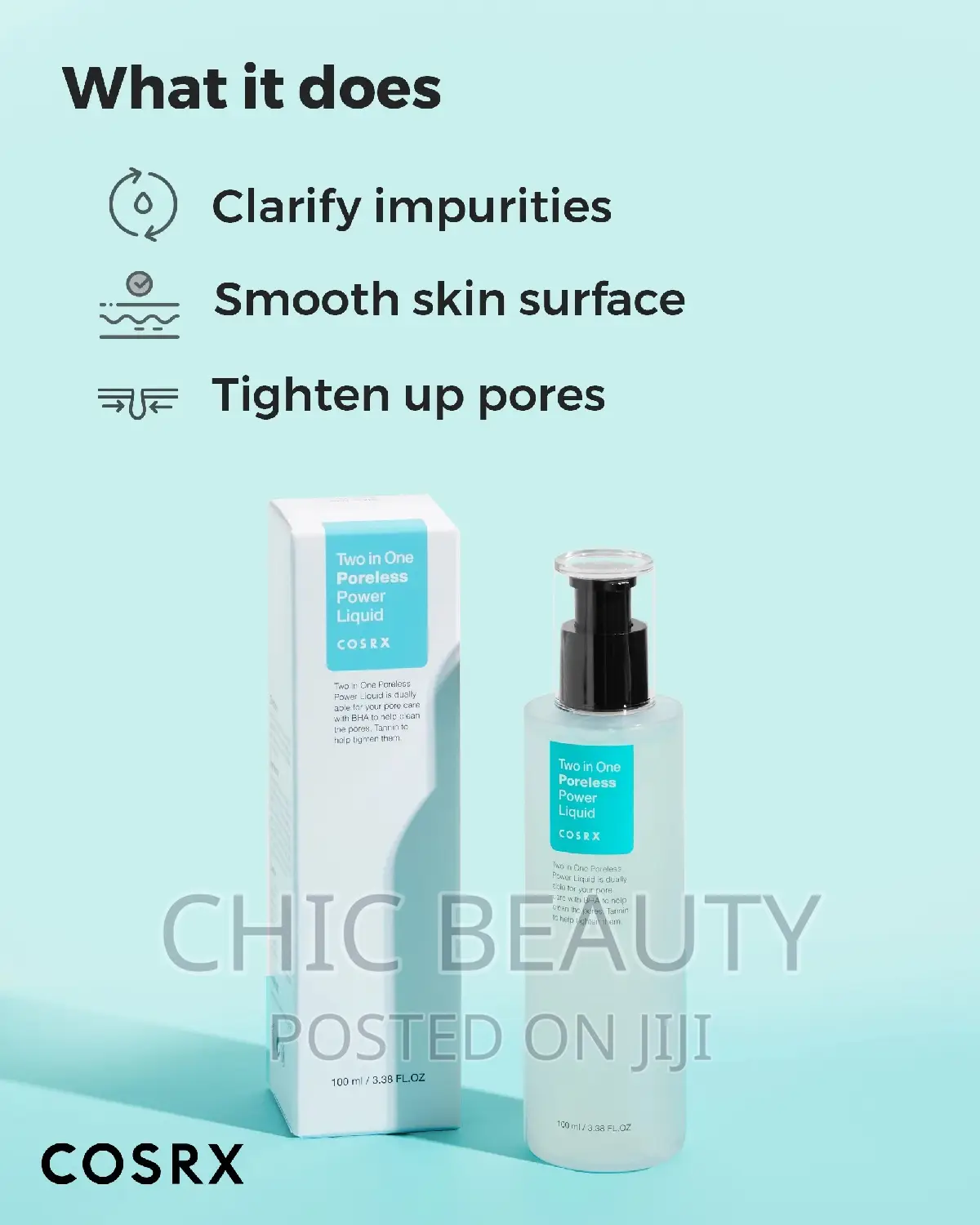 Cosrx Two in One Poreless Power Liquid. Pore Care, 100ml