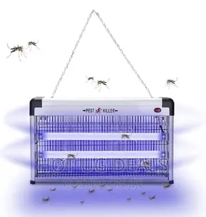 Insect Killer, Trap, Mosquito Lamp With Uv Light - White