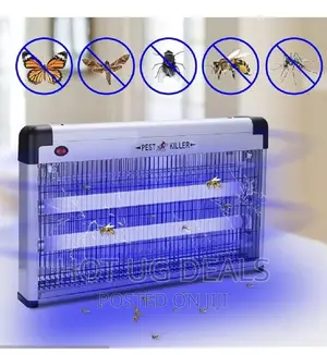 Insect Killer, Trap, Mosquito Lamp With Uv Light - White