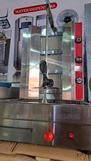 ADH Automatic 3 Burner Gas Shawarma Machines \\ COMMERCIAL